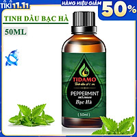 Tinh Dầu BẠC HÀ Cao Cấp 50ML - Tinh Dầu Bạc Hà Thiên Nhiên Nguyên Chất Nhập Khẩu Sử Dụng Với Máy Xông Tinh Dầu Giúp Bảo Vệ Sức Khỏe, Kháng Khuẩn, Thư Giãn Tinh Thần và Xua Đuổi Côn Trùng