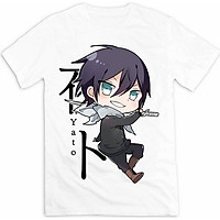 Áo Thun Unisex Mirako Noragami 02-Yato - Trắng