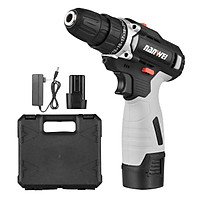 NANWEI 16.8V Portable Cordless Drill 3/8 Inch Chuck 25+1 Gear Adjustment Handheld Electric Drill Power Drill with