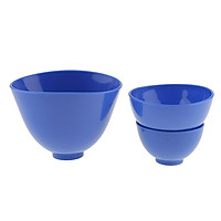 New Flexible  Lab Silicone Mixing Bowl Cup 3pcs/set