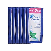 Lô 12 gói dầu gội Head & Shoulders Bạc Hà 6g - 24454
