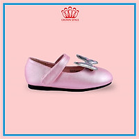 Giày Búp Bê Bé Gái Đi Học Đi Chơi Crown Space UK Ballerina Trẻ Em Cao Cấp CRUK3116 Nhẹ Êm Thoáng Size 30-36/6-14 Tuổi