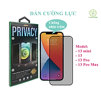 Cường lực chống nhìn trộm bảo vệ màn hình dành cho iPhone 13 Pro Max loại Premium siêu cao cấp