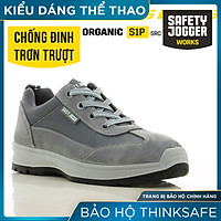 Giày bảo hộ lao động nam nữ Jogger Thinksafe, giày bảo hộ siêu nhẹ chính hãng, kiểu dáng thể thao, đẹp, chống đinh , Giày công trình cao cấp - Safety Shoes Organic S1P