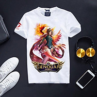 (SALE) Áo Thun Liên Quân Màu Trắng Cotton Dầy Dặn Mềm Mịn Cực Hot Butter Phượng Hoàng