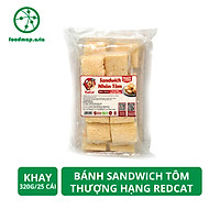 Bánh Sandwich Tôm Thượng Hạng RedCat - Khay 320g, 16 cái - Foodmap