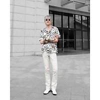 ÁO SƠMI CỘC TAY WHITE TIGER, ÁO SƠ MI NGẮN TAY UNISEX ODIN, LOCAL BRAND ODIN CLUB