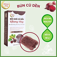 Bún Khô Củ Dền Khương Huy - Bún Gạo Củ Dền- Chỉ 3 Phút Nấu Không Cần Ngâm - Bún Khô Khương Huy Hộp 300g
