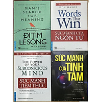 Combo Đi tìm lẽ sống + Sức mạnh của tĩnh tâm + Sức mạnh của ngôn từ + Sức mạnh tiềm thức