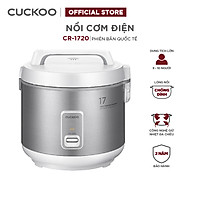 Nồi cơm điện Cuckoo 3 lít CR-1720/SIVNCV màu bạc - Hàng chính hãng