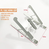 Giá đỡ LAPTOP, MACBOOK, IPAD bằng Nhôm - Có thể điều chỉnh được độ cao, Đế tản nhiệt laptop, Đế kê laptop nhôm - Hàng Chính Hãng