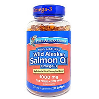 Thực phẩm bổ sung Dầu Cá hồi Pure Alaska Omega-3 Wild Salmon Oil 1000mg của Mỹ