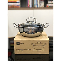 Nồi Kho Cá 3 Đáy Chống Dính 18cm Fivestar