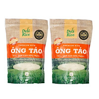 Gạo ST25 Ông Táo Sóc Trăng Delifarm 2kg (2 túi 1kg)