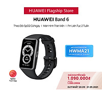 Vòng Đeo Tay Thông Minh HUAWEI Band 6 | Theo Dõi SpO2 Cả Ngày | Màn Hình Tràn Viền | Pin Liên Tục 2 Tuần | Hàng Chính Hãng