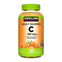 Kẹo Dẻo Vitamin C 250mg Kirkland Adult Gummies 180v Của Mỹ Hộp Giúp Tăng Cường Sức Đề Kháng và Miễn Dịch, Trắng Sàng và Chống Lão Hóa Da