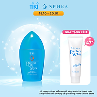 Kem Chống Nắng Dạng Sữa Senka Perfect UV Milk SPF 50+, PA++++ 41095 (40ml)