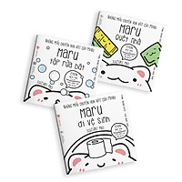 Sách - Bộ 3 cuốn Maru giúp mẹ - dành cho trẻ từ 2 tuổi