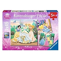 Xếp Hình Puzzle Princess Dreams Ravensburger 09411 0 (3 x 49 Mảnh)