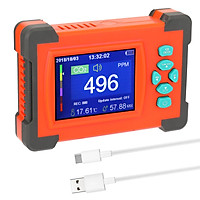Portable Carbon Dioxide Detector Useful CO2 Meter Air Quality Monitor with Storage Case