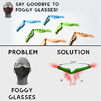 Universal Nose Bridge Anti-Fogging Device For Glasses Nose Strip Adjustable
