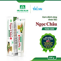 Kem Đánh Răng Dược Liệu Ngọc Châu Trắng Sáng 100g