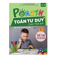 POMath - Toán Tư Duy Cho Trẻ Em 4-6 Tuổi (Tập 3) (Tặng Bookmark độc đáo)