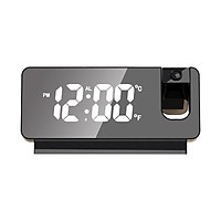 Digital LED Projection Alarm Clock Table Clock Bedroom Bedside Clock Sleep Timer Large Ceiling Clock with Temperature
