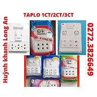 TAPLO Ổ CẮM ĐIỆN 3 CÔNG TẮC- 2 CÔNG TẮC-1 CÔNG TẮC