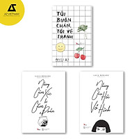 Sách - Combo Những cảm xúc bị cấm đoán - Tôi buồn chán tôi vẽ tranh - Câu hỏi vô hình