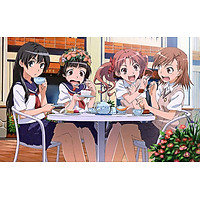 Poster A3 dán tường Anime, decal 30x42 trang trí có keo A Certain Scientific Railgun Wallpapers 1