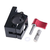 Hilabee 25 Mm Đèn Núi Đứng Giá Đỡ Thanh Giá Đỡ Kẹp Cho DJI Ronin-M Ronin-MX (đen)