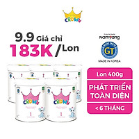 Combo 5 Lon Sữa Bột Dinh Dưỡng KOKO CROWN Số 1 Lon 400g
