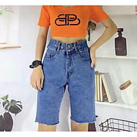 Quần ngố nữ jean lưng kiểu Ms N8