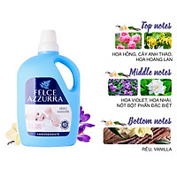 Nước xả vải hương nước hoa Ý cho da nhạy cảm Felce Azzurra Sweet Cuddles 3L
