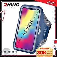 Bao, Túi đựng Điện Thoại tới 6.5 Inch Đeo tay chạy bộ ,Tập thể dục Rhino B102 Kháng nước, chống thấm, có thể cắm tai nghe phù hợp điện thoại Samsung, Iphone, Sony, Xiaomi,... - Hàng chính hãng