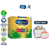 Bộ 1 Hộp Sữa Bột Enfagrow A+ Neuropro 4 Vị Thanh Mát Với Dưỡng Chất Dha & Mfgm Cho Trẻ Từ 2-6 Tuổi (2.2kg) – Tặng 1 Đồ Chơi Bảng Viết Kèm Bộ Gõ