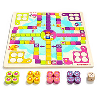 Tebow (topbright) happy flying chess children's toys kids girls boys wooden educational toys