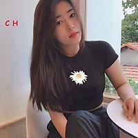Áo croptop hoa cúc không chữ C&H