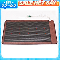 Thảm đá nóng hàn quốc, ion âm, hồng ngoại, lazer 91x191 tặng thảo dược nằm giảm đau nhức