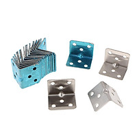 20pcs Angle Code Metal Angle Bracket Right Angle Brace Set for Cabinet