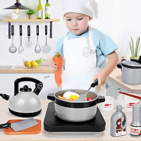 Đồ Chơi Nhà Bếp - Bộ Đồ Chơi Nấu Ăn 36 Dụng Cụ Nhựa An Toàn
