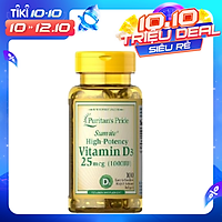 Thực phẩm bảo vệ sức khỏe bổ sung vitamin D3