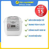 Nồi Cơm Điện Tử Toshiba RC-18NMFVN(WT) (1.8L) - Trắng - Hàng chính hãng