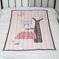 Thảm Sợi Tre LOL Baby Pink Forest (110 x 140 cm)