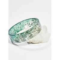 Vòng tay phong thủy đá băng ngọc thủy tảo ni 53 mệnh hỏa , mộc - Ngọc Quý Gemstones