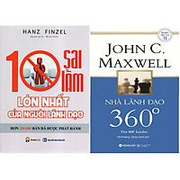 Combo 2 Cuốn:  10 Sai Lầm Lớn Nhất Của Người Lãnh Đạo + Nhà Lãnh Đạo 360