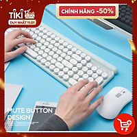 Bộ Bàn Phím Chuột Văn Phòng Nhỏ Gọn LT.400 Thiết Kế Không Dây Tiện Lợi.