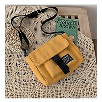 Túi tote canvas đeo chéo Harajuku giá rẻ vải mềm đi học, đi chơi - TH08