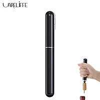 Uareliffe Portable Air Pressure Corkscrew Pen-shaped Design Red Wine Opener Durable Stainless Steel Needle Head Cork Opening Tools 4 Colors Available Quick Corkscrews Kitchen Bar Barware